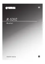 Yamaha R-S202BL Owner'S Manual preview