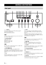 Preview for 6 page of Yamaha R S300 Owner'S Manual