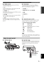 Preview for 11 page of Yamaha R S300 Owner'S Manual