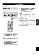 Preview for 19 page of Yamaha R S300 Owner'S Manual