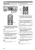 Preview for 20 page of Yamaha R S300 Owner'S Manual