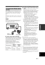 Preview for 109 page of Yamaha R S300 Owner'S Manual