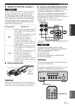 Preview for 133 page of Yamaha R S300 Owner'S Manual