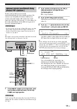 Preview for 141 page of Yamaha R S300 Owner'S Manual