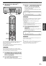 Preview for 151 page of Yamaha R S300 Owner'S Manual