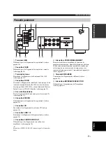 Preview for 169 page of Yamaha R S300 Owner'S Manual