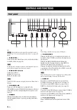 Preview for 8 page of Yamaha R-S700BL Owner'S Manual