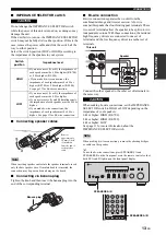 Preview for 17 page of Yamaha R-S700BL Owner'S Manual