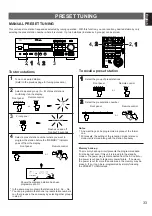 Предварительный просмотр 35 страницы Yamaha R-V1103 Owner'S Manual