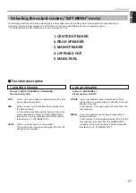 Preview for 31 page of Yamaha R-V1105 Owner'S Manual