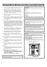 Preview for 4 page of Yamaha R-V302K Owner'S Manual