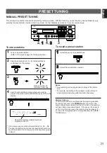 Preview for 23 page of Yamaha R-V302K Owner'S Manual