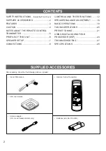 Предварительный просмотр 4 страницы Yamaha R-V303 Owner'S Manual