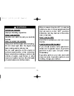 Preview for 20 page of Yamaha RAPTOR YFM50RT Owner'S Manual