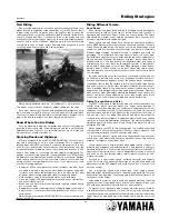 Preview for 16 page of Yamaha Raptor Course Manual