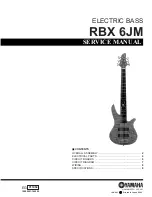 Yamaha RBX 6JM Service Manual предпросмотр