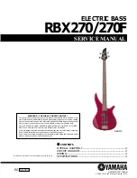 Предварительный просмотр 1 страницы Yamaha RBX270F Service Manual