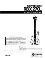 Yamaha RBX270L Service Manual preview