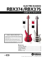 Yamaha RBX374 Service Manual предпросмотр