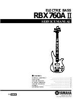 Yamaha RBX760A II Service Manual предпросмотр