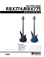 Предварительный просмотр 1 страницы Yamaha RBX774 Service Manual