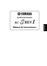 Предварительный просмотр 38 страницы Yamaha RC-SREV1 Owner'S Manual