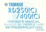 Yamaha RD250(C) Owner'S Manual preview