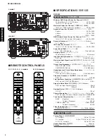 Preview for 4 page of Yamaha RDX-E600 Service Manual