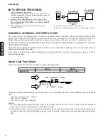 Preview for 2 page of Yamaha RDX-E600MK2 Service Manual