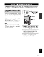 Preview for 13 page of Yamaha RDX-E700 Owner'S Manual