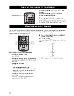 Preview for 16 page of Yamaha RDX-E700 Owner'S Manual