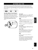 Preview for 23 page of Yamaha RDX-E700 Owner'S Manual