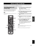 Preview for 25 page of Yamaha RDX-E700 Owner'S Manual