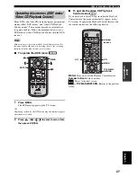 Preview for 29 page of Yamaha RDX-E700 Owner'S Manual