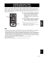 Preview for 33 page of Yamaha RDX-E700 Owner'S Manual