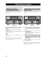 Preview for 38 page of Yamaha RDX-E700 Owner'S Manual