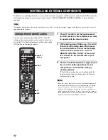 Preview for 44 page of Yamaha RDX-E700 Owner'S Manual