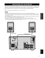 Preview for 115 page of Yamaha RDX-E700 Owner'S Manual