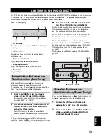 Preview for 141 page of Yamaha RDX-E700 Owner'S Manual