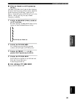 Preview for 143 page of Yamaha RDX-E700 Owner'S Manual