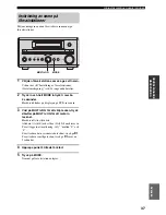 Preview for 198 page of Yamaha RDX-E700 Owner'S Manual