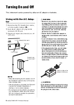 Preview for 12 page of Yamaha Reface CP Owner'S Manual