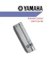 Yamaha Remote Control User Manual предпросмотр