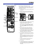 Preview for 4 page of Yamaha Remote Control User Manual