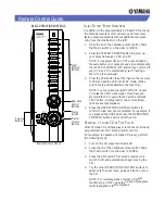 Preview for 5 page of Yamaha Remote Control User Manual