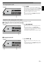 Preview for 21 page of Yamaha Restio ISX-803 Owner'S Manual