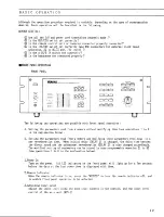 Preview for 23 page of Yamaha REV-1 Operating Manual