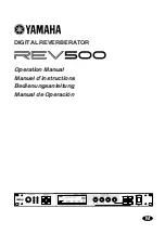 Preview for 1 page of Yamaha REV500 Operation Manual