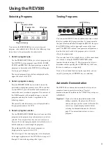 Preview for 7 page of Yamaha REV500 Operation Manual