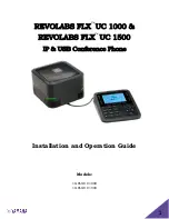 Yamaha REVOLABS FLX UC 1000 Installation And Operation Manual preview